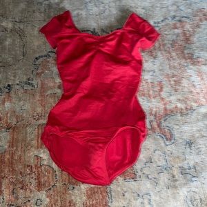 red leotard